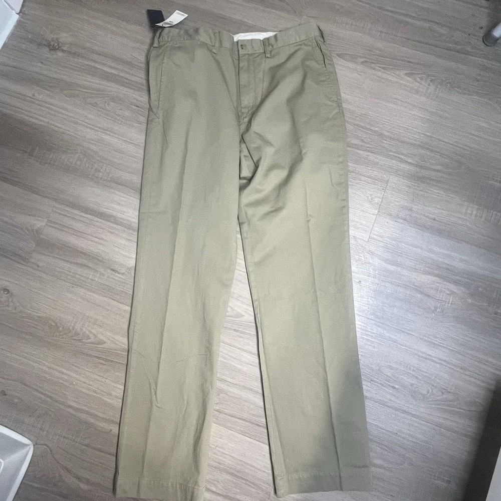POLO RALPH LAUREN Men's Classic-Fit Flat‎ Front Chino Khaki Pants 38x30 NWT